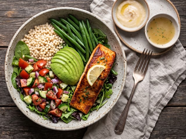 Citrus Salmon Bowl.