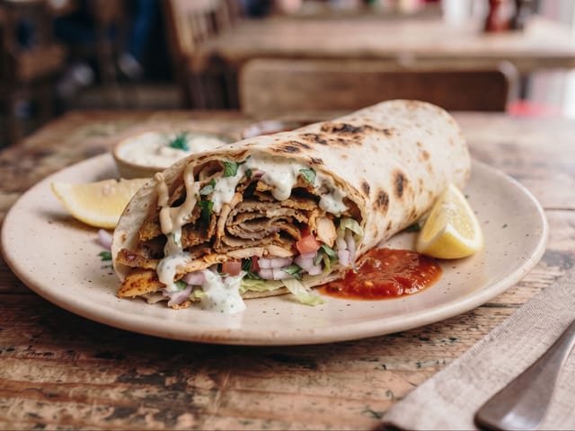 Doner (Shwarma) Wrap.