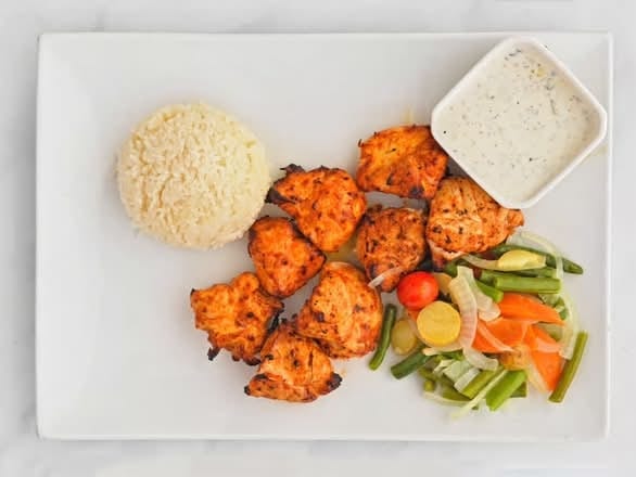 Lunch CHICKEN SHISH Platter.