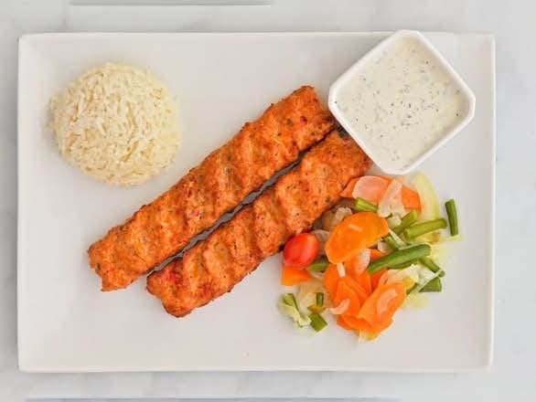 CHICKEN ADANA WRAP PLATTER.